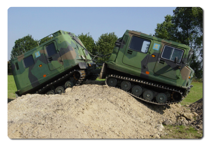 Ex Army Hagglunds BV206 Personnel Carrier