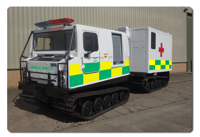 Ex Army Hagglunds BV206 Ambulances